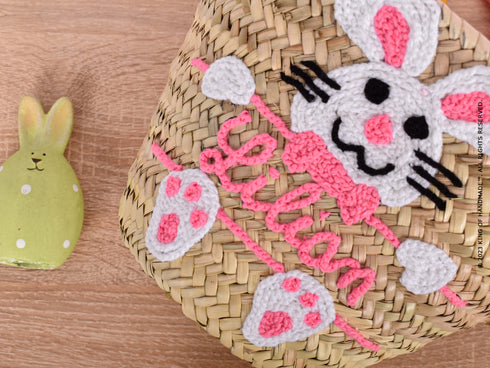 Personalized Easter Handmade Straw Basket: A Unique and Special Gift